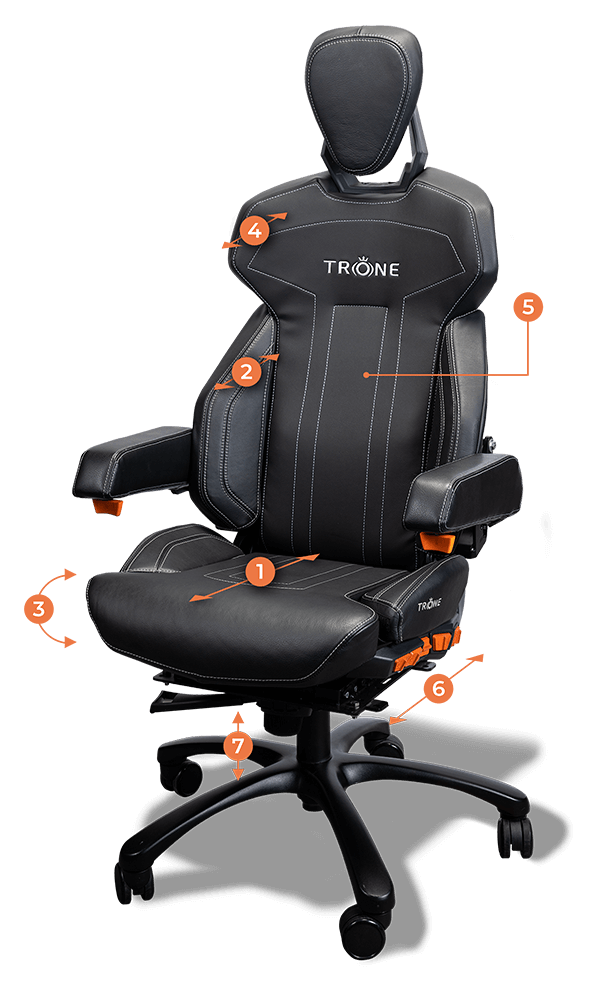 TRONE seating High Back Office XXL